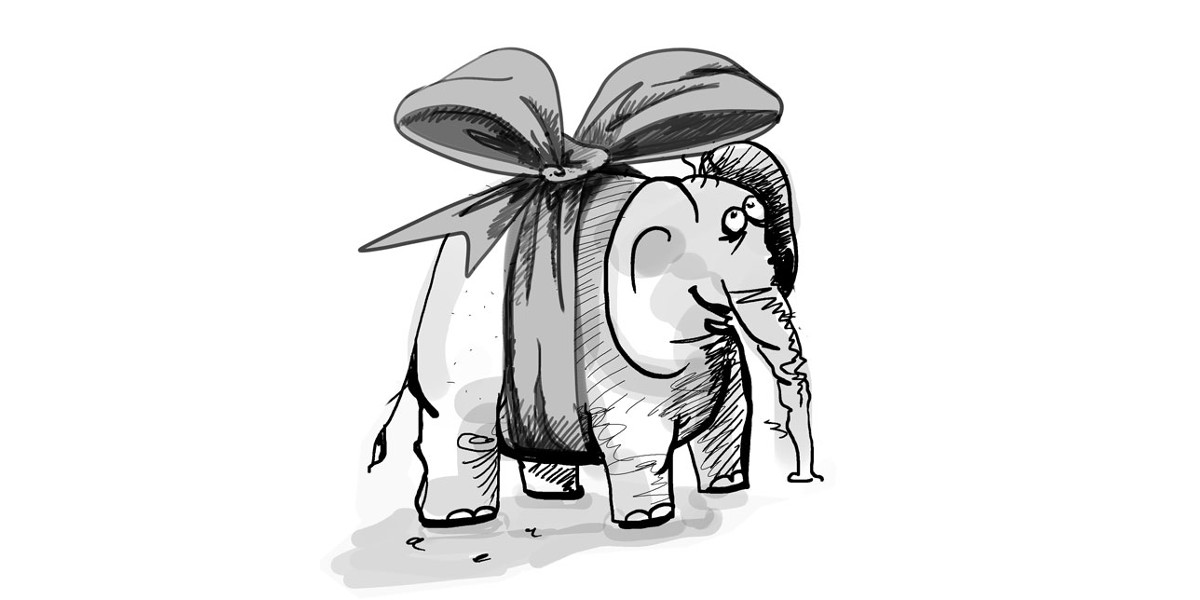 ברכות לרגל קניית פיל